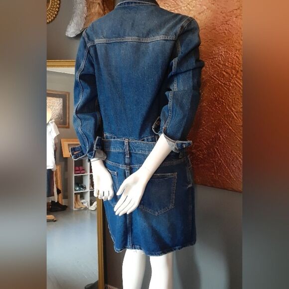 NWT Zara Limited Edition Denim Mini Dress - Picture 10 of 12